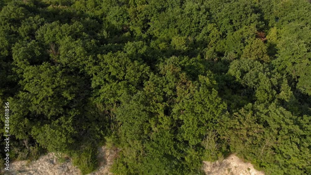 Rocky coastline by the sea. Aerial Video Filming Rocky coastline by the sea. Aerial Video Filming