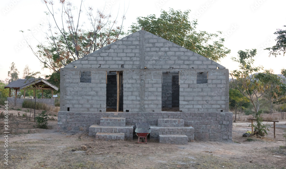 Building a new house for tourism - Madagascar Building a new house for tourism - Madagascar