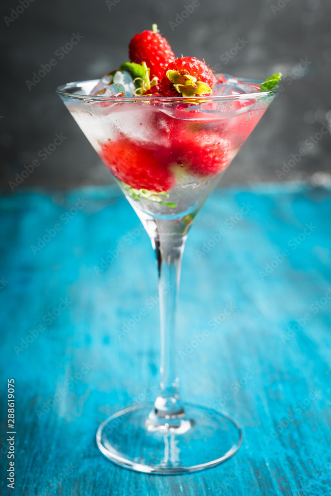 Raspberry martini cocktail. Selective focus. Shallow depth of field. Raspberry martini cocktail. Selective focus. Shallow depth of field.