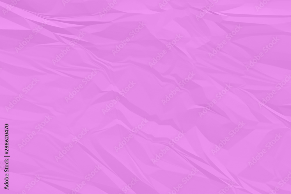 crumpled pink paper background close up