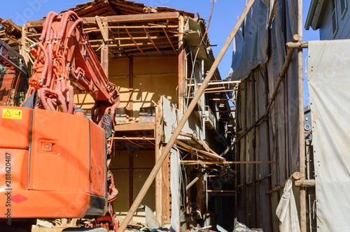 住宅の解体工事