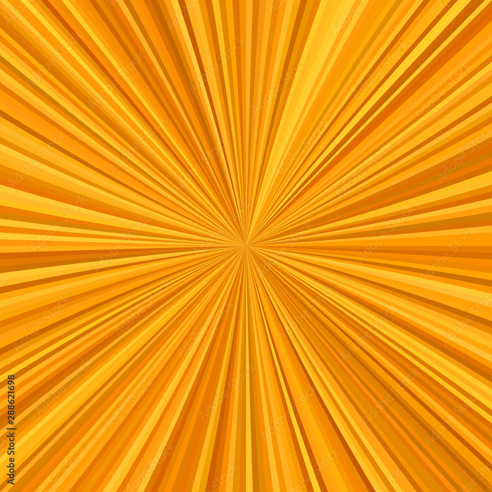 Orange abstract starburst background from radial stripes Orange abstract starburst background from radial stripes