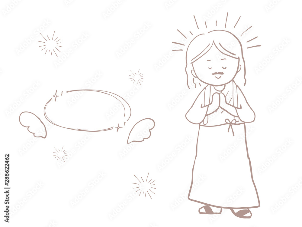 祈るイエスキリスト 祈るイエスキリスト