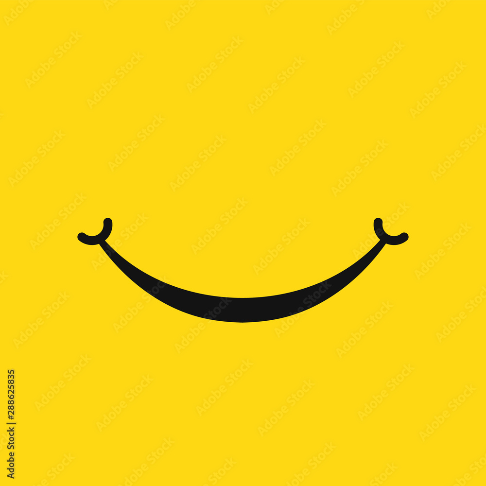 Smile face icon isolated on white background. Vector illustration. Smile face icon isolated on white background. Vector illustration.