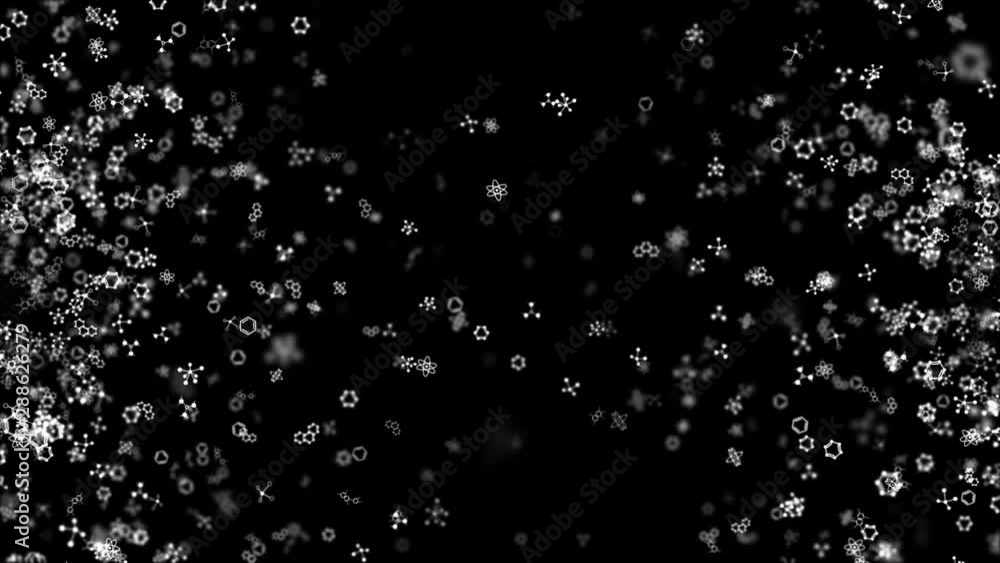CHEMISTRY Molecules Animation, Background, Rendering, Loop, 4k CHEMISTRY Molecules Animation, Background, Rendering, Loop, 4k