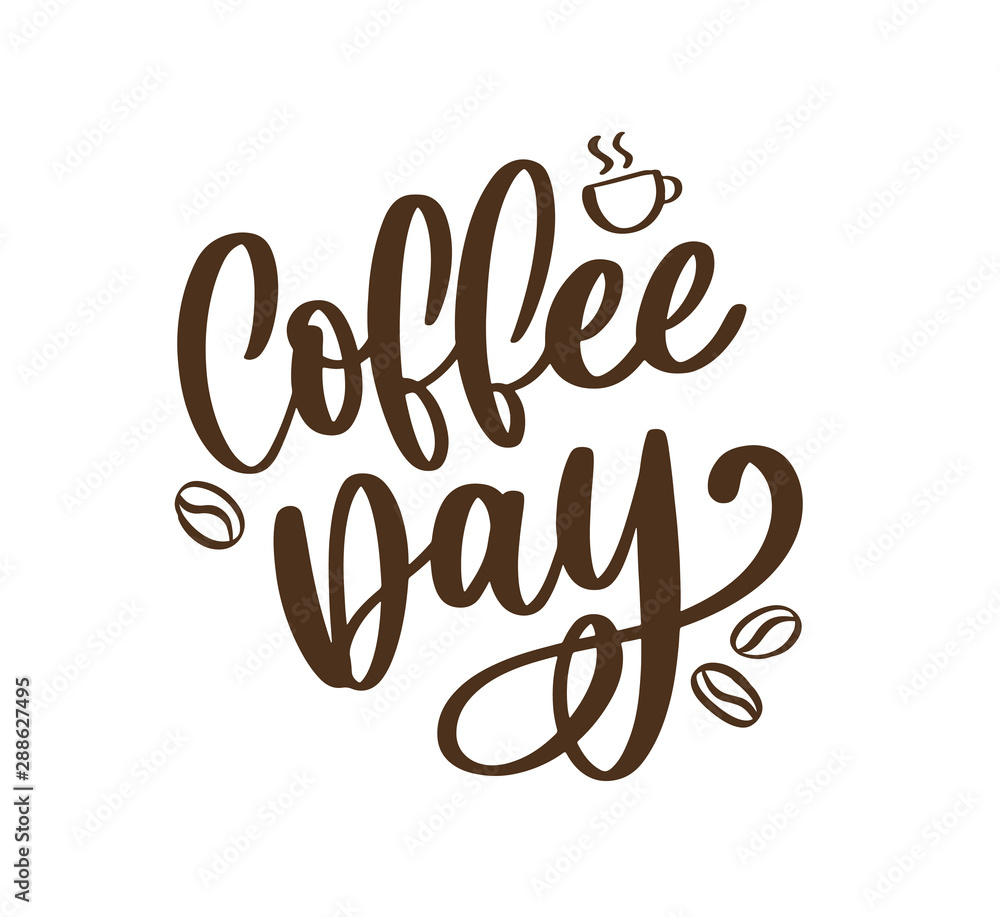 1 October International coffee day Logo. World Coffee day Logo Icon vector illustration on white background. 1 October International coffee day Logo. World Coffee day Logo Icon vector illustration on white background.