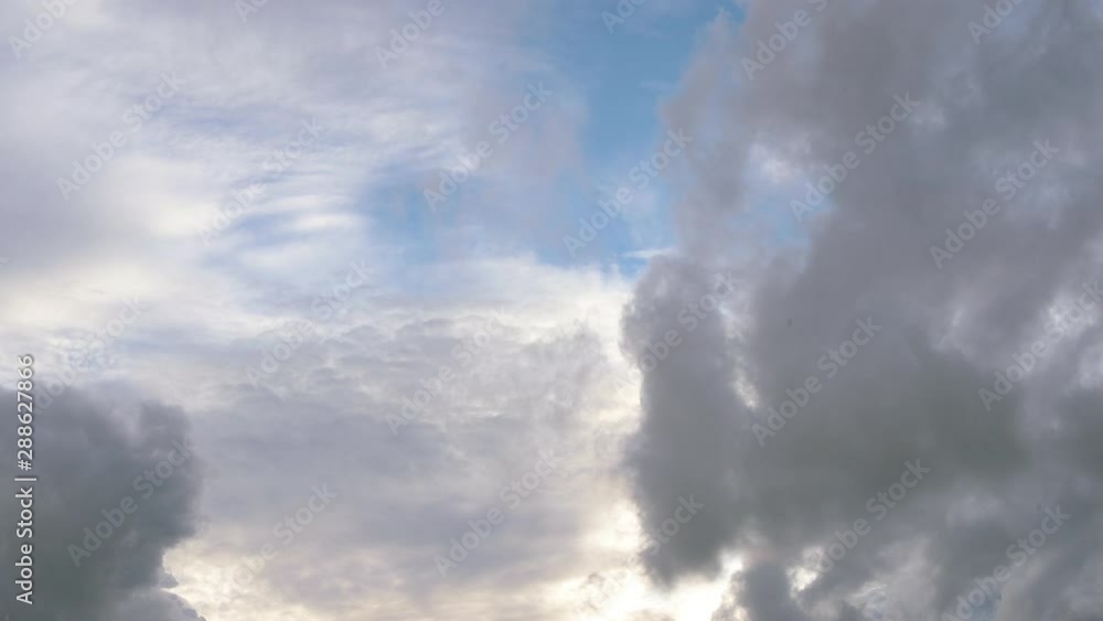 Blue sky and White cloud. clear blue sky with plain white cloud with 4k resolution Blue sky and White cloud. clear blue sky with plain white cloud with 4k resolution