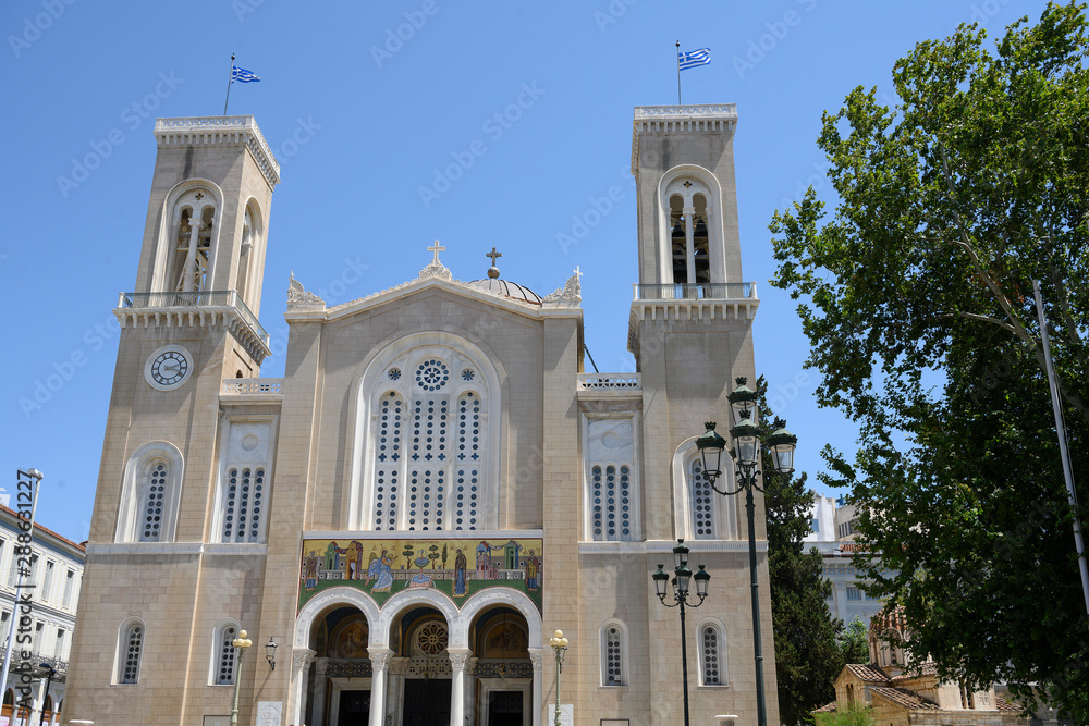 Orthodoxe Kirche des Theotokos Gorgoepikos in Athen, Griechenland