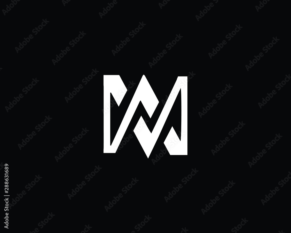 Creative and Minimalist Letter MA AM Logo Design Icon | Editable in Vector Format in Black and White Color Creative and Minimalist Letter MA AM Logo Design Icon | Editable in Vector Format in Black and White Color