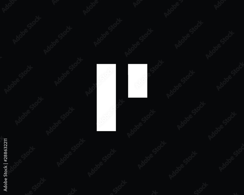 Creative and Minimalist Letter P Logo Design Icon | Editable in Vector Format in Black and White Color Creative and Minimalist Letter P Logo Design Icon | Editable in Vector Format in Black and White Color