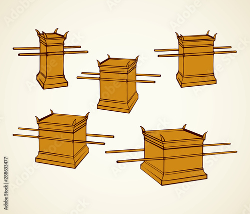 Altar. Vector drawing