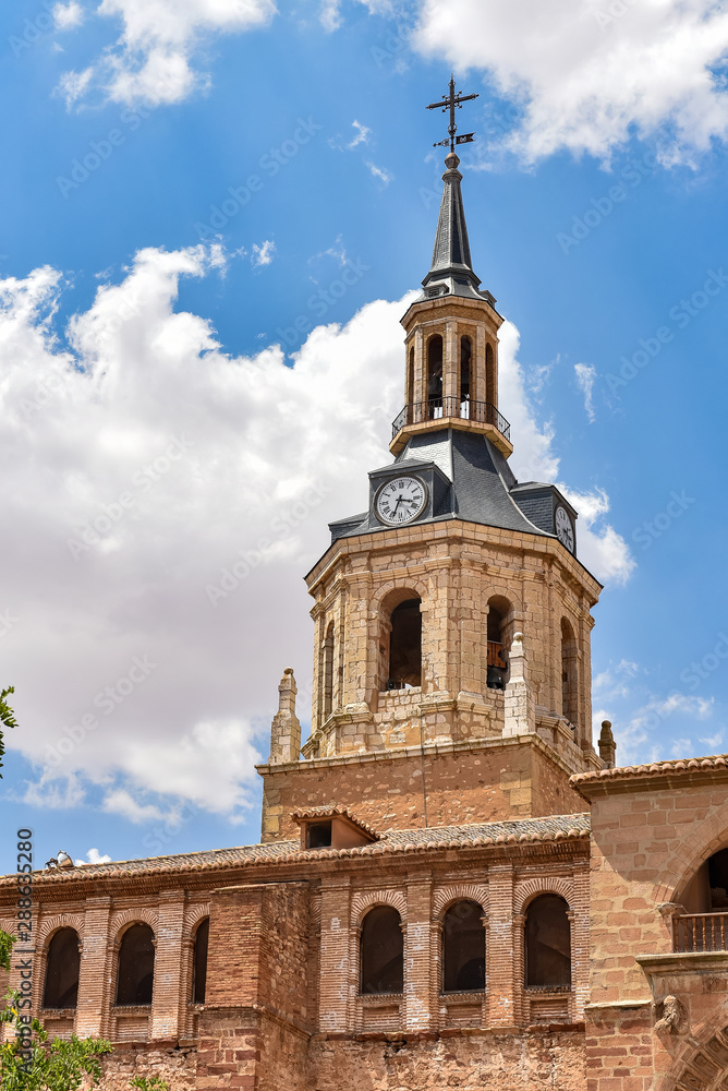 Obraz premium The parish church of Our Lady of the Assumption, in Manzanares Ciudad Real