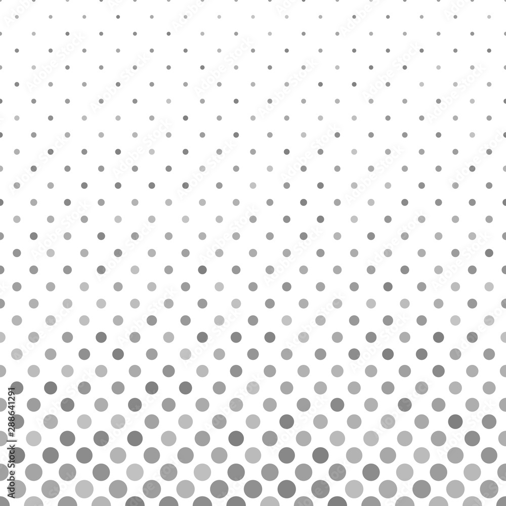 Grey geometric dot pattern background - vector design from small circles