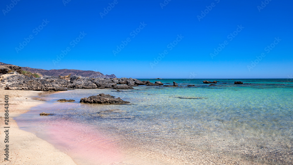 Elafonissi, spiaggia di Creta, Grecia
