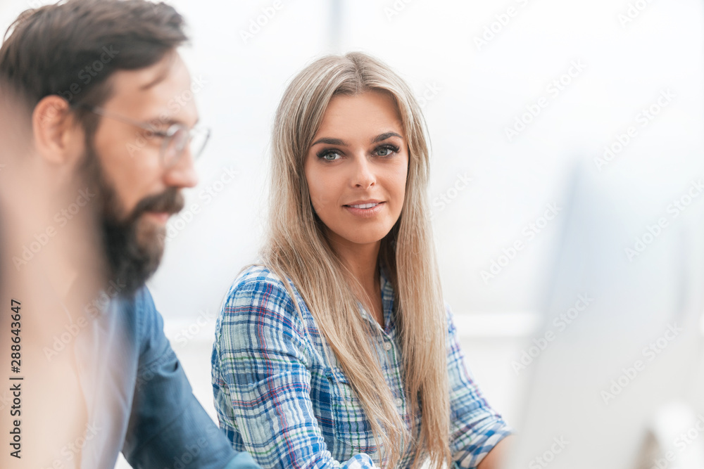 close up. professional business team in the workplace. close up. professional business team in the workplace.