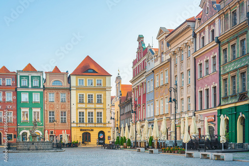 POZNAN, POLAND - September 2, 2019: The Old Market Square (Stary Rynek) in Poznan, Poland photo