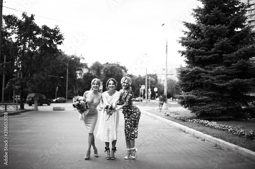 Wedding black and white photo poster