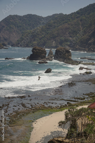 Papuma Beach is the best destination in Jember East Java Indonesia Southeast Asia photo