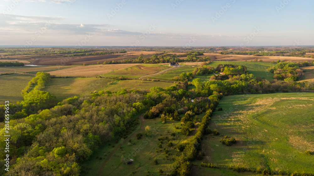 Nebraska rural countryside landscape 