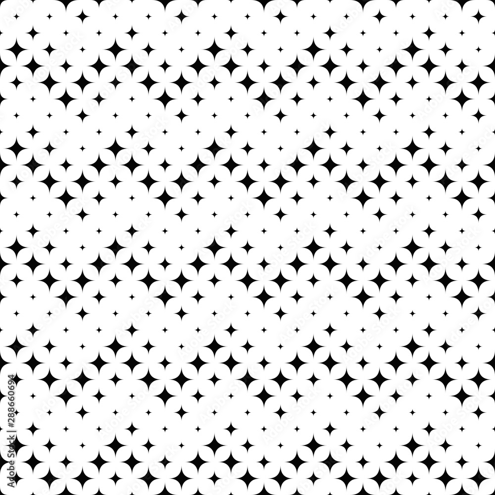 Black and white curved star pattern background - abstract vector design Black and white curved star pattern background - abstract vector design