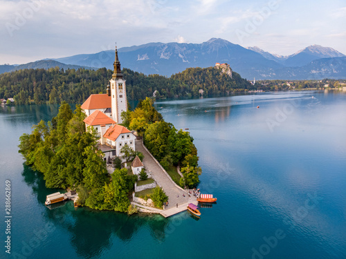 Bled Lake, Slovenia (Drone shots)