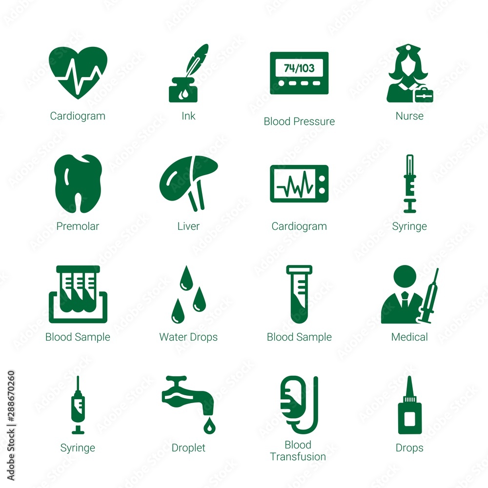 Fotografija blood icons