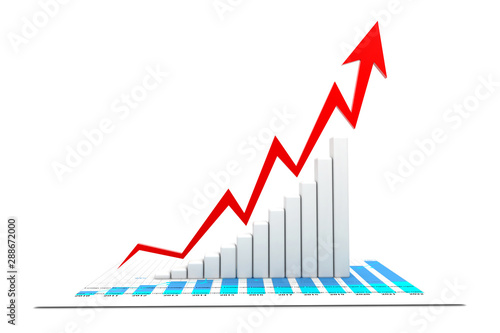 Economical stock market graph