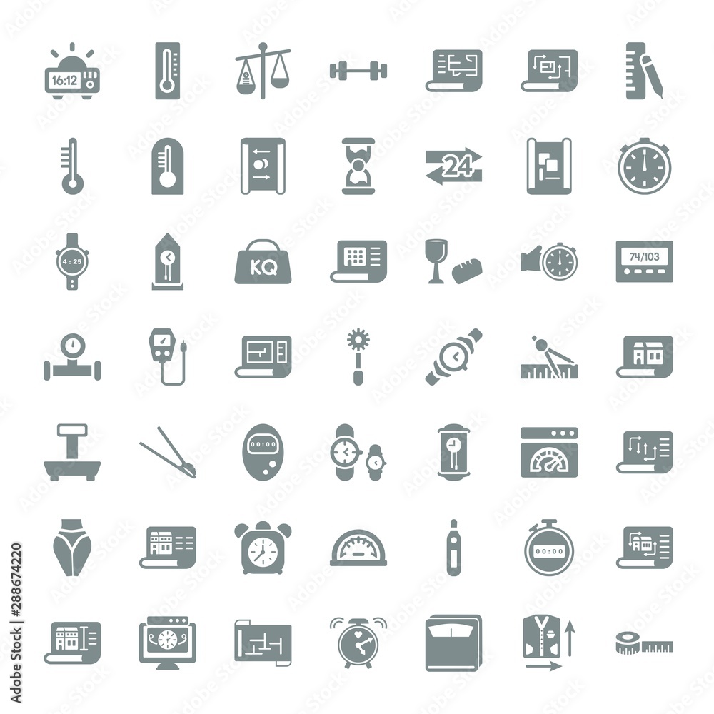 measurement icons measurement icons