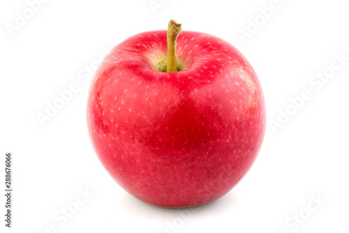 Fresh red apple isolated.