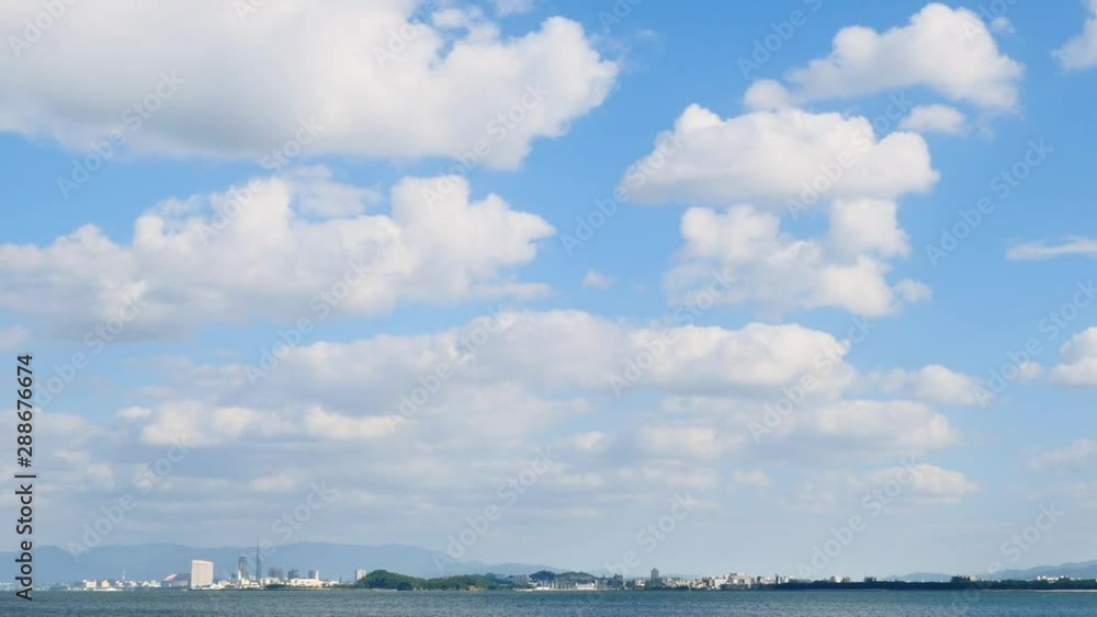 都市風景 福岡市 タイムラプス 都市風景 福岡市 タイムラプス