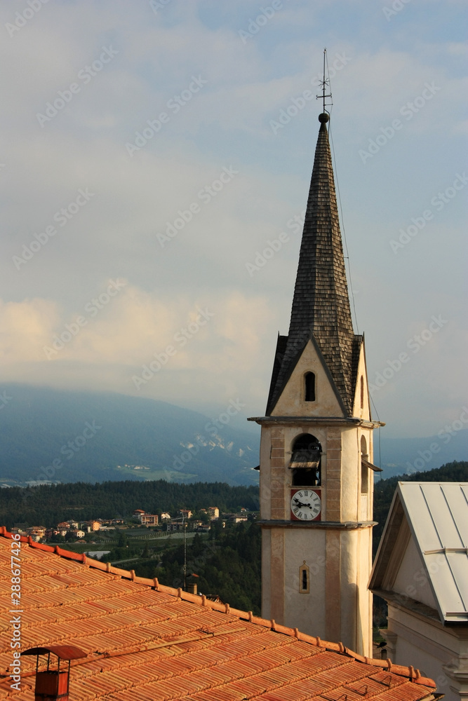 Catholic church in italian town
