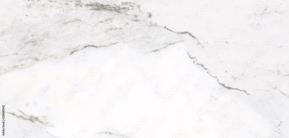 White marble texture background with grey curly veins surface, It can be used for interior-exterior home decoration and ceramic tile surface.