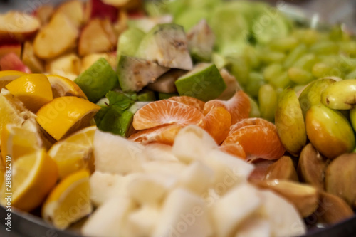 A Puja Plate Full Of Fruits photo