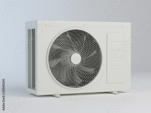 Air Conditioner Unit, compressor - 3D illustration