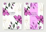 Vector Flax floral botanical flowers. Black and white engraved ink art. Wedding background card decorative border.
