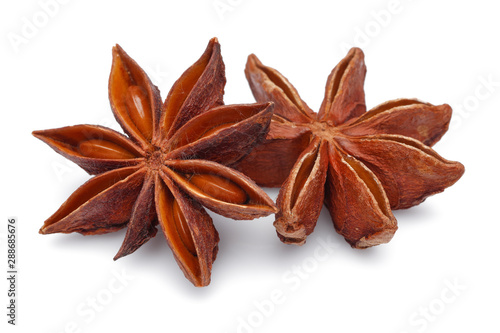 Star Anise isolated on white background