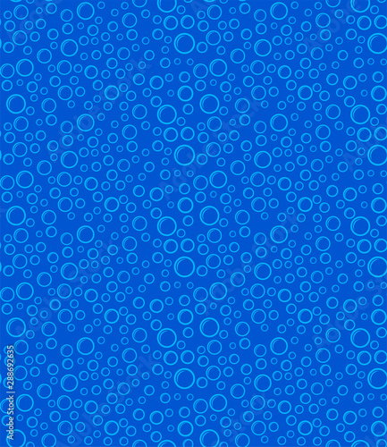 Bubble Icon Seamless Pattern