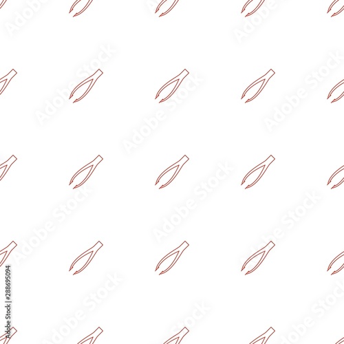 tweezers icon pattern seamless white background