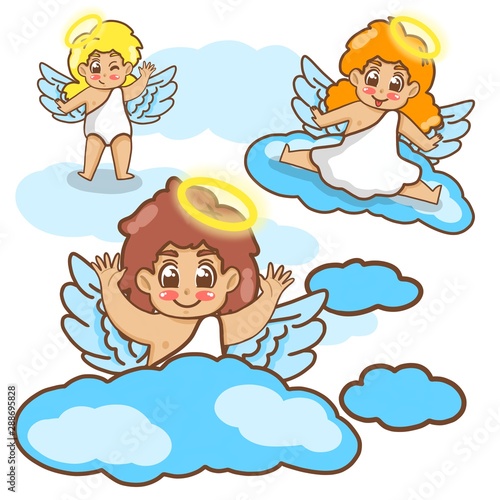 Angioletti che volano