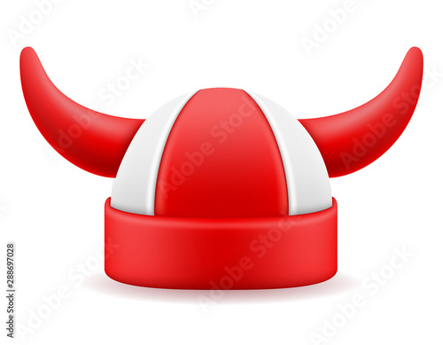 soccer football fans attribute hat illustration