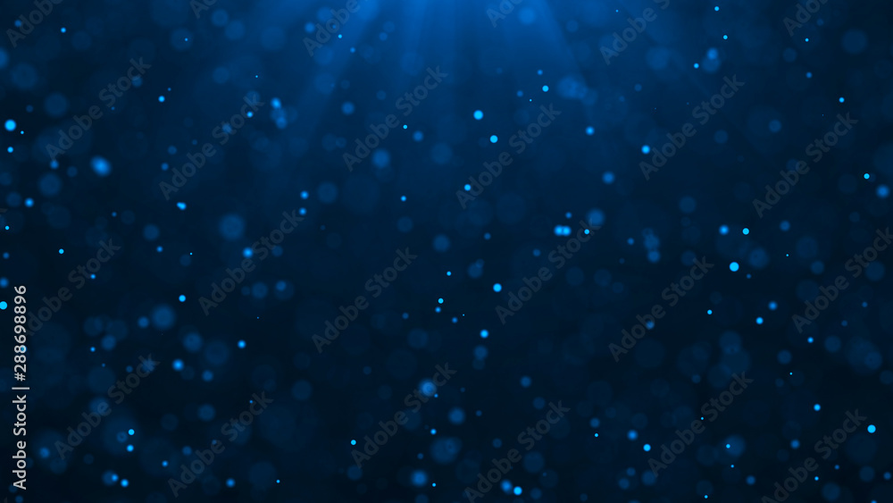 Dust particles. Abstract background of particles. 3d rendering. Dots background. Futuristic digital dots background