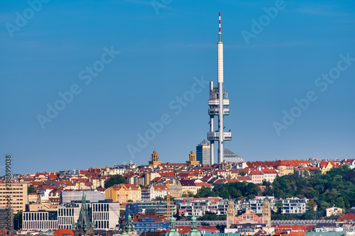 Photography Television antenna in the Prague district 3