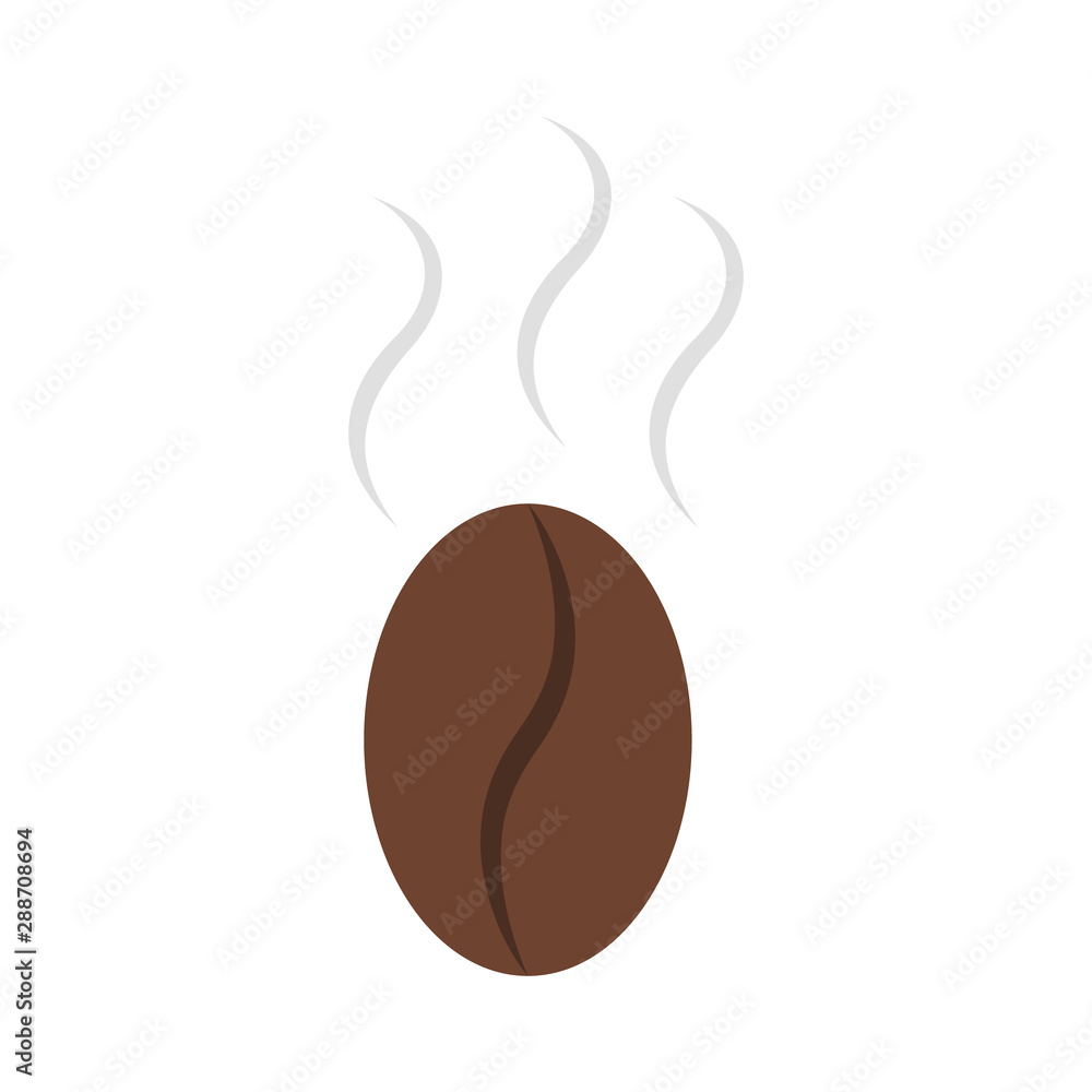 Coffee bean icon. Arabic aroma grain for caffeine drink making. Coffee bean icon. Arabic aroma grain for caffeine drink making.