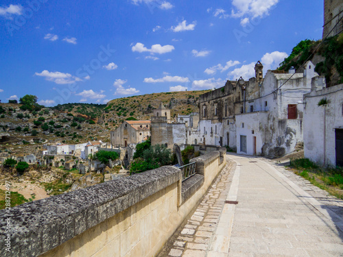 Ancient ruins in Ginosa, Apulia, south Italy