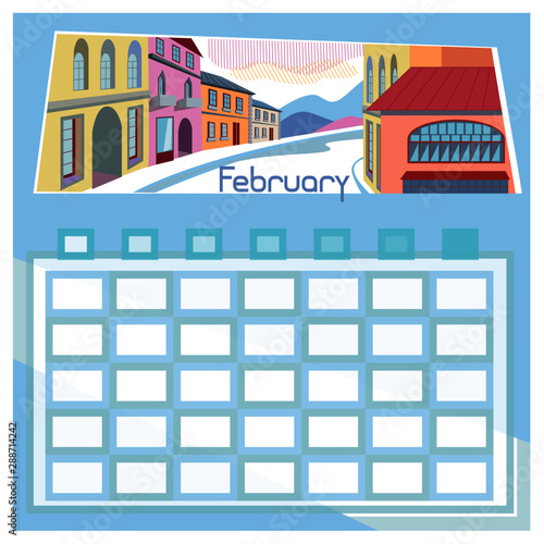 Calendar, February