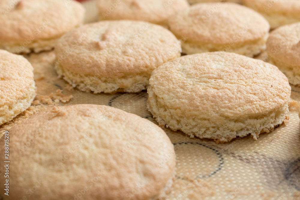 Photo of homemade biscuit cookies