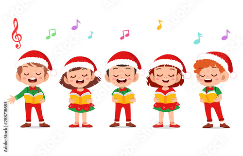 happy kids christmas sing musical