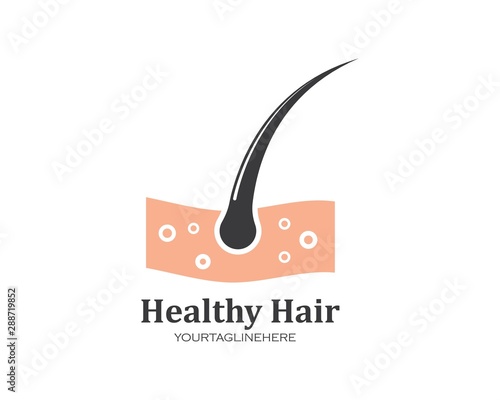 hair root icon vector illustration design