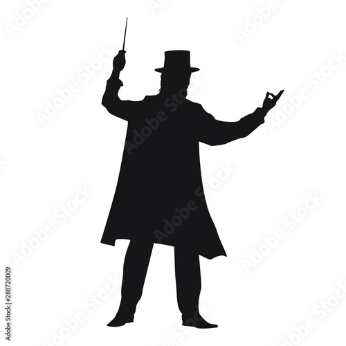 Magician Silhouette