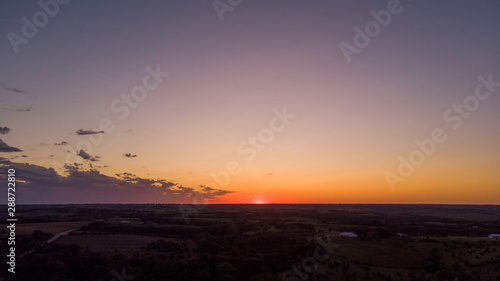 Nebraska landscape drone aerial photographs